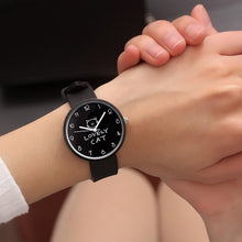 Load image into Gallery viewer, Lovely Cat Silicone Wrist Watch Women