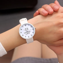 Load image into Gallery viewer, Lovely Cat Silicone Wrist Watch Women