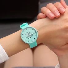 Load image into Gallery viewer, Lovely Cat Silicone Wrist Watch Women