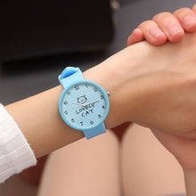 Load image into Gallery viewer, Lovely Cat Silicone Wrist Watch Women