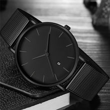 Load image into Gallery viewer, Black Wrist Watch Men
