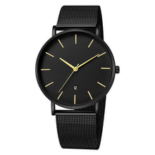 Load image into Gallery viewer, Black Wrist Watch Men