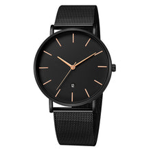 Load image into Gallery viewer, Black Wrist Watch Men
